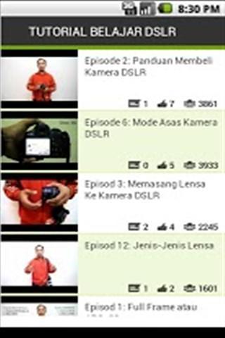TUTORIAL BELAJAR DSLR截图1