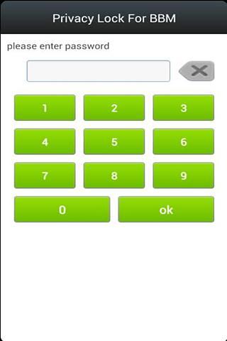 Privacy Lock For BBM截图1